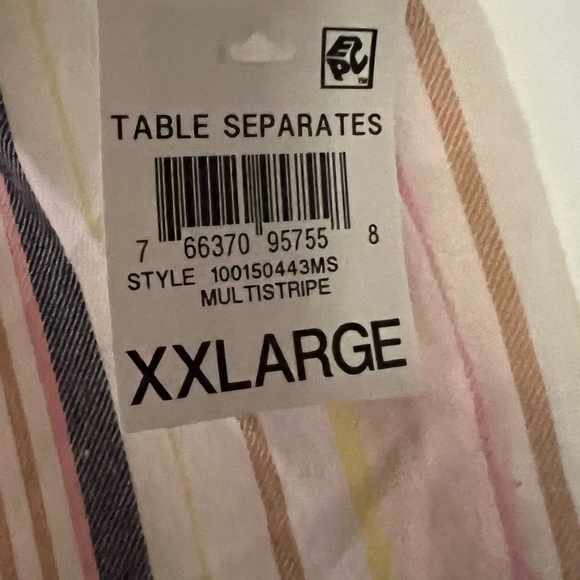 Jenni Sleepwear, XXL, NWT, 100% Cotton. W20” w/o stretch, lgth 15”, (T4) - Picture 5 of 6